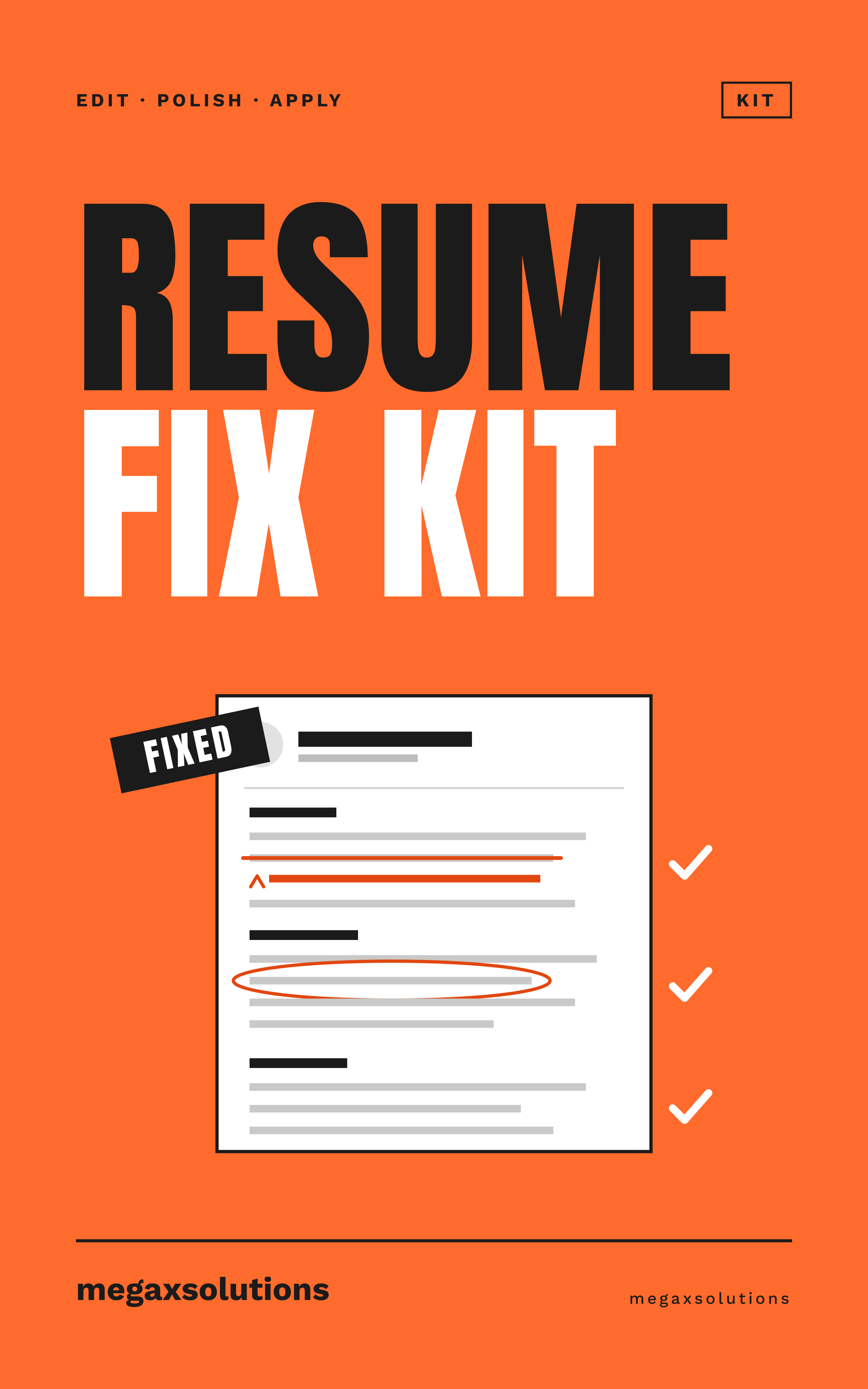 Resume Fix Kit